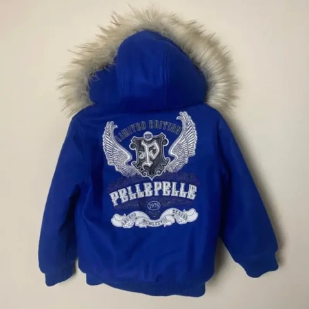 Pelle Pelle Kids Blue Limited Edition Wool Jacket view 2
