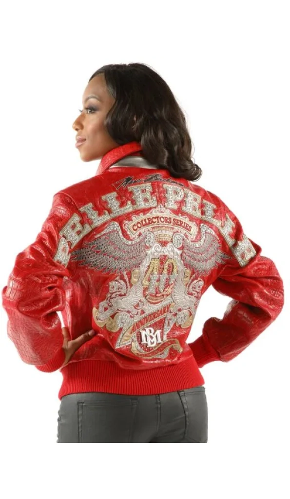 Pelle Pelle Ladies 40th Anniversary Red Jacket