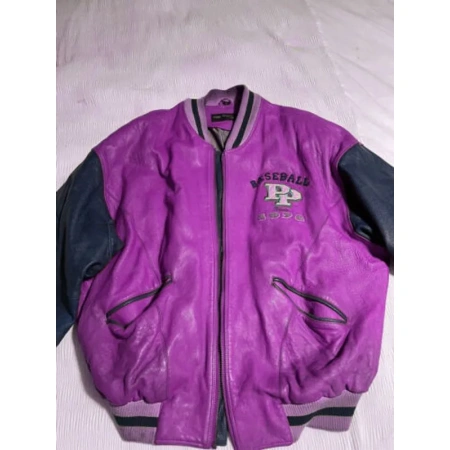 Pelle Pelle Baseball Urban League Purple Jacket view 2