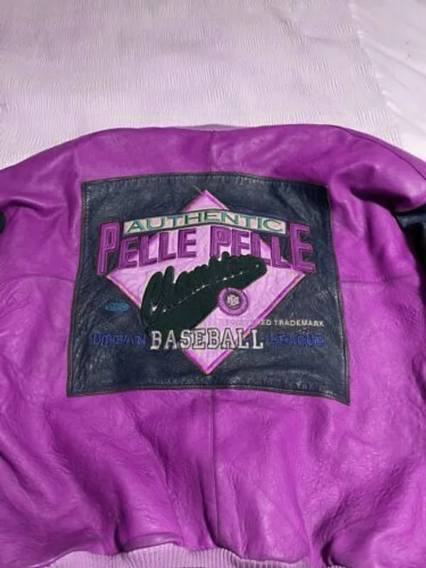 Pelle Pelle Baseball Urban League Purple Jacket