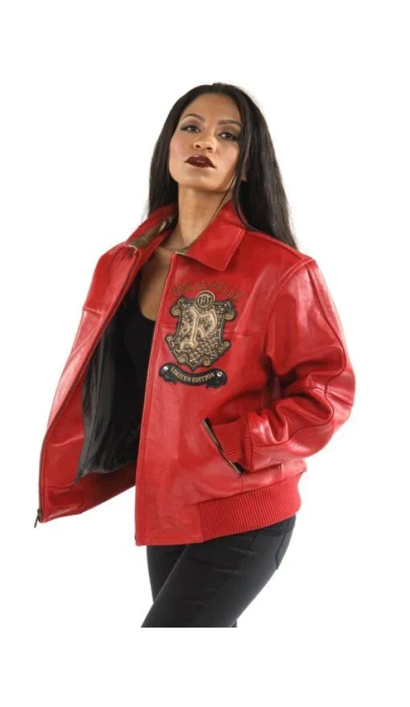 Pelle Pelle Ladies Limited Edition Red Jacket | Pelle Pelle Women's