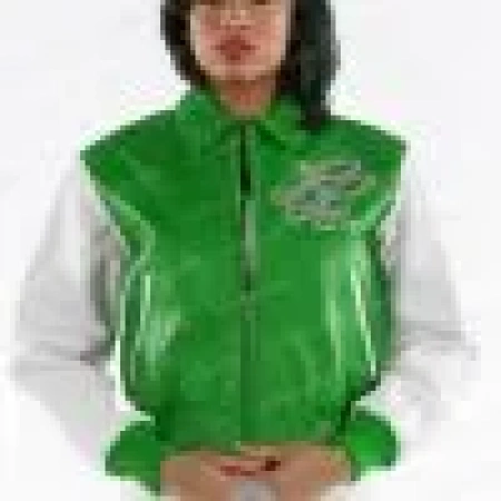 Pelle Pelle Ladies Notorious Green Jacket view 2