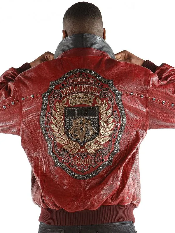Pelle Pelle Authentic Mens Red Jacket