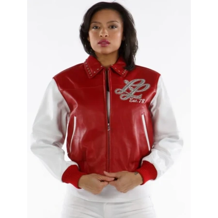 Pelle Pelle Ladies Notorious Red Jacket view 2