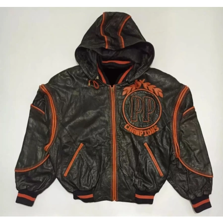 Epic Pelle Pelle Baseball Soda Club Leather Jacket view 2