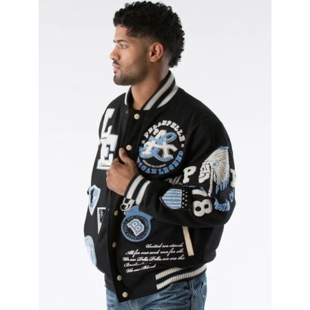 Pelle Pelle Black Limited Edition Varsity Jacket view 2