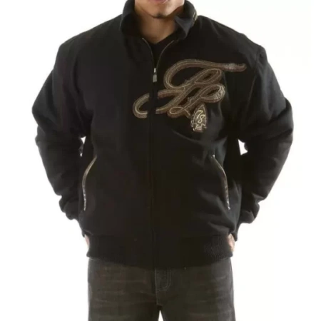 Pelle Pelle Black Badged Royal Jacket view 2