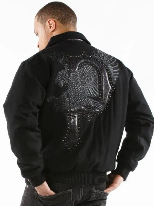 Pelle Pelle Black Eagle Wool Jacket