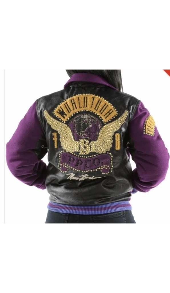 Women Purple Hoodie World Tour | Pelle Pelle Store