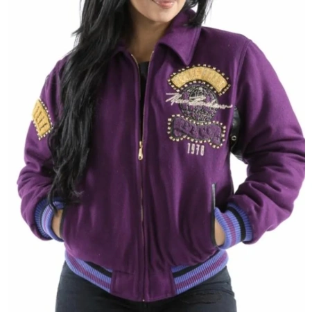 Women Purple Hoodie World Tour | Pelle Pelle Store view 2