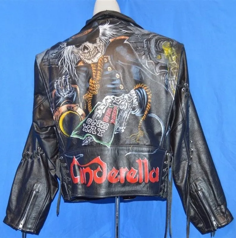 90s Cinderella Heartbreak Biker Jacket | Pelle Pelle Store
