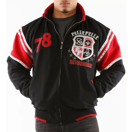 Pelle Pelle Black Invincible Wool Jacket view 2