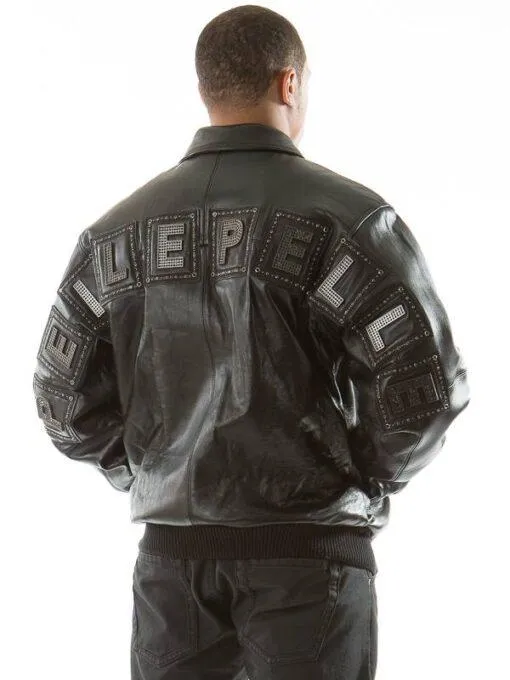 Pelle Pelle Black Jeweled Jacket | Pelle Pelle Store