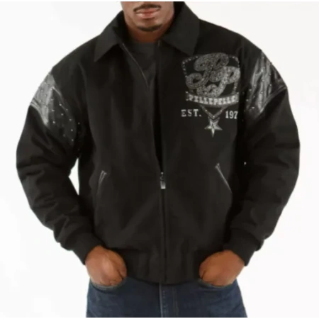 Pelle Pelle Black King Of Thrones 1978 Jacket view 2