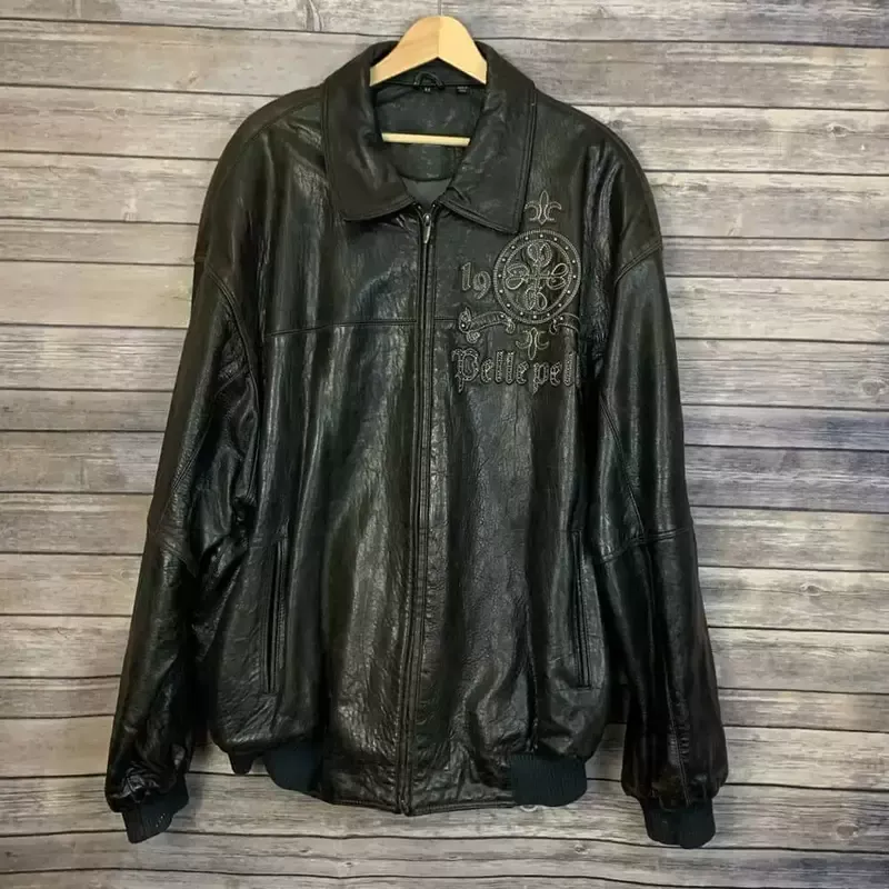 Pelle Pelle Black World Tour Leather Jacket view 2