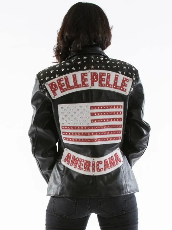 Pelle Pelle Americana Jacket Black Leather Pelle Pelle Store