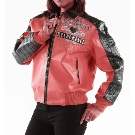 Garde 37 Years Strong Melon Leather Jacket Pelle Pelle Store view 2