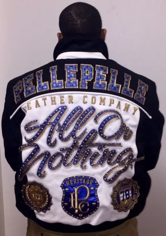 Bold Pelle Pelle All Or Nothing Black Leather Jacket