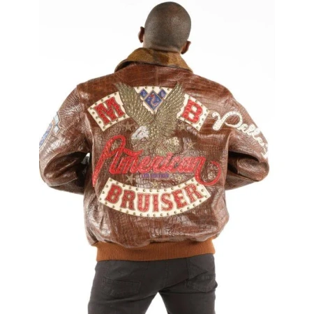 Pelle Pelle American Bruiser Brown Jacket | Pelle Pelle view 2