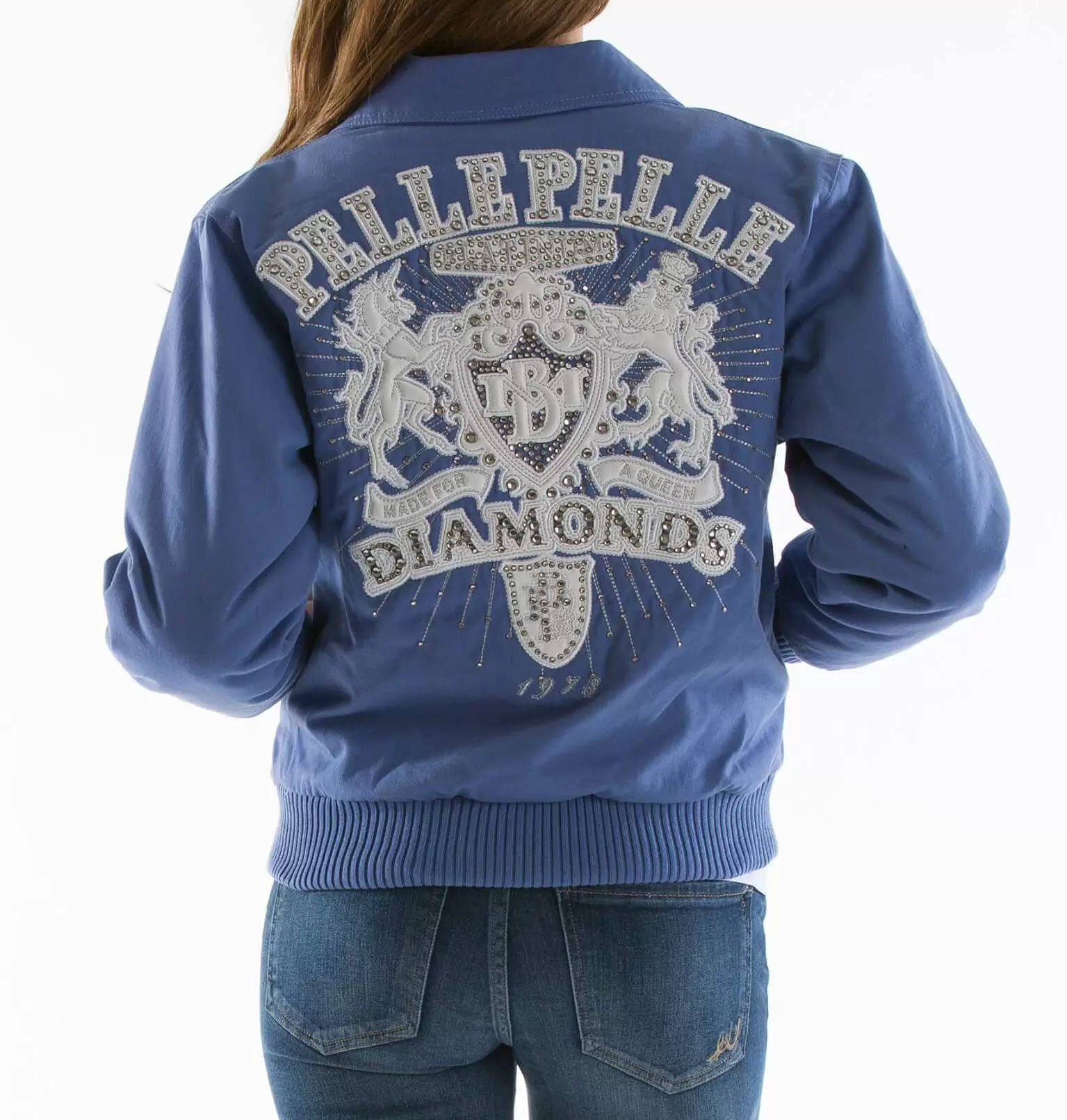 Blue Diamond Jacket Made for Queen | Pelle Pelle Store