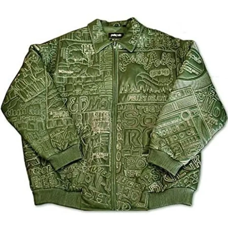 Exclusive Pelle Pelle Balla Soft Tan Green Jacket view 2