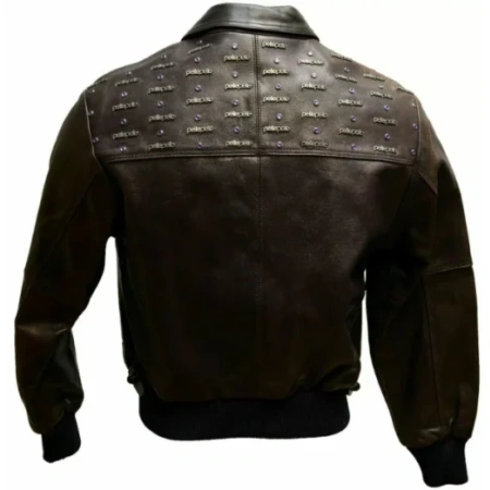 Pelle Pelle Emblem Leather Jacket Black | Pelle Pelle Store view 2