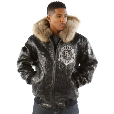 Pelle Pelle Crest Black Leather Jacket view 2