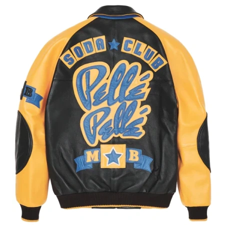 Pelle Pelle Soda Club Plush Yellow Jacket view 2