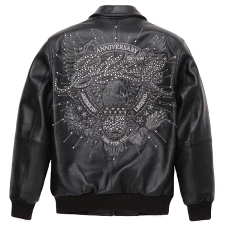 Pelle Pelle American Legend Plush Black Jacket | Pelle Pelle view 2