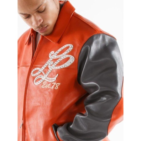 Pelle Pelle Fire Orange Notorious Jacket view 4