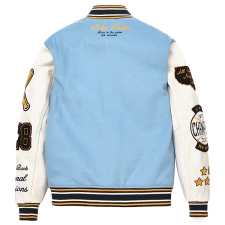 Pelle Pelle American Varsity Jacket | Navy Blue view 2