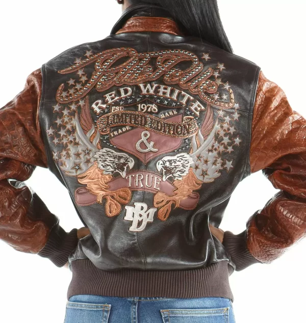 Pelle Pelle Black Brown Leather Jacket