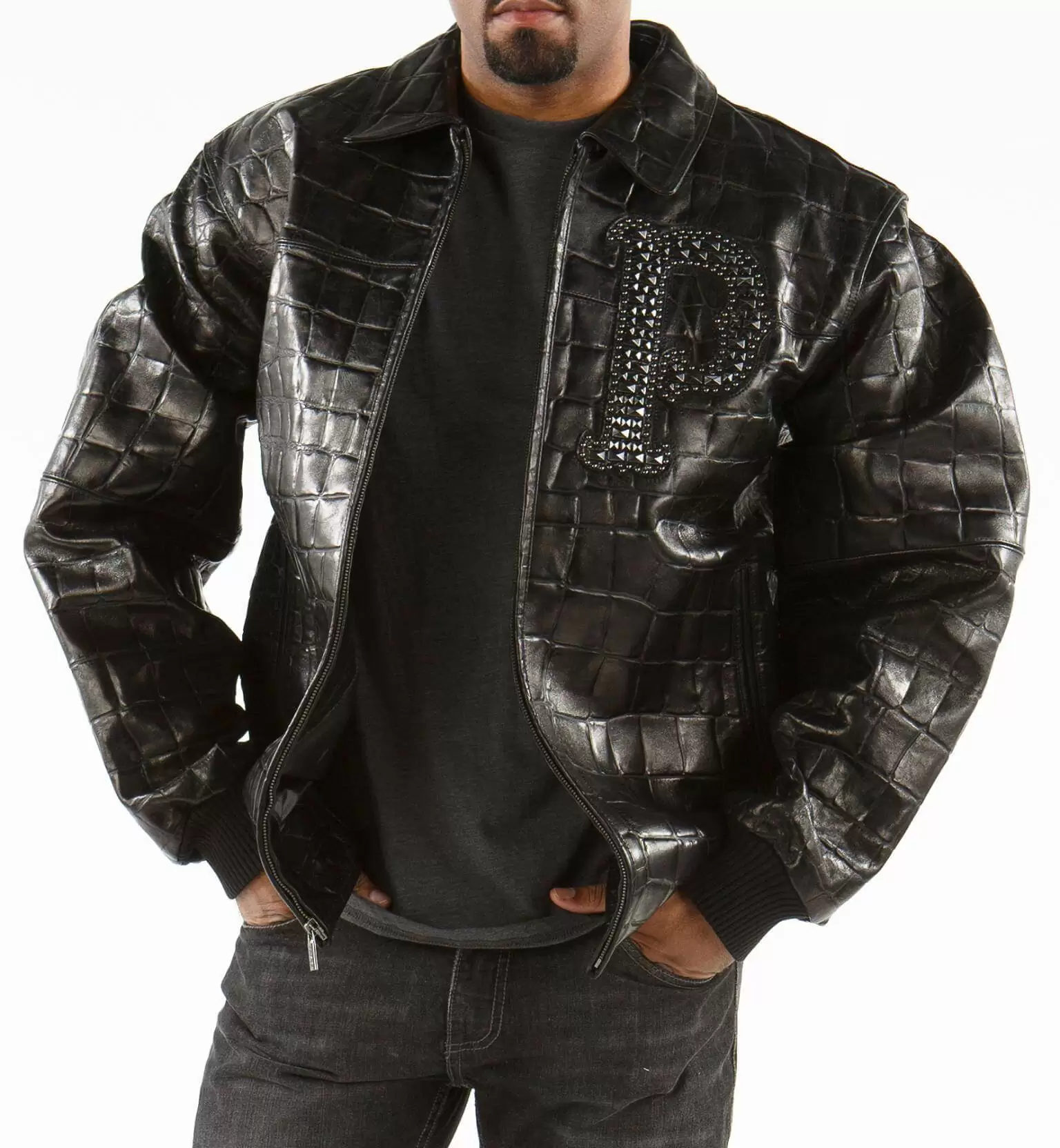 Pelle Pelle Studded Black Leather Jacket view 2