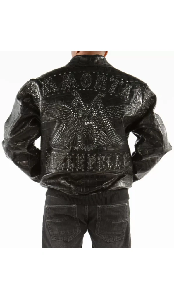 Pelle Pelle Studded Black Leather Jacket