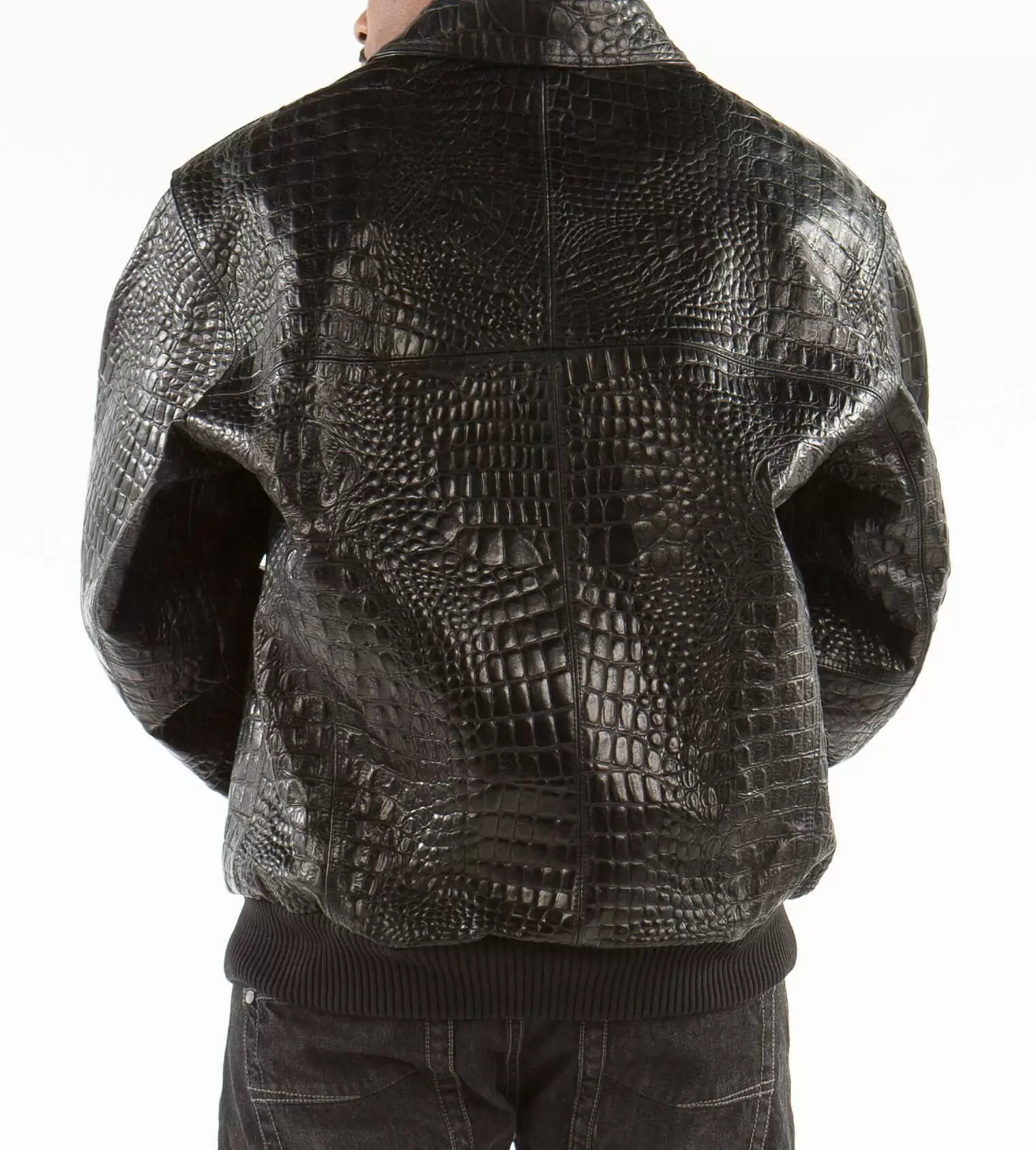 Pelle Pelle Script Black Leather Jacket view 2