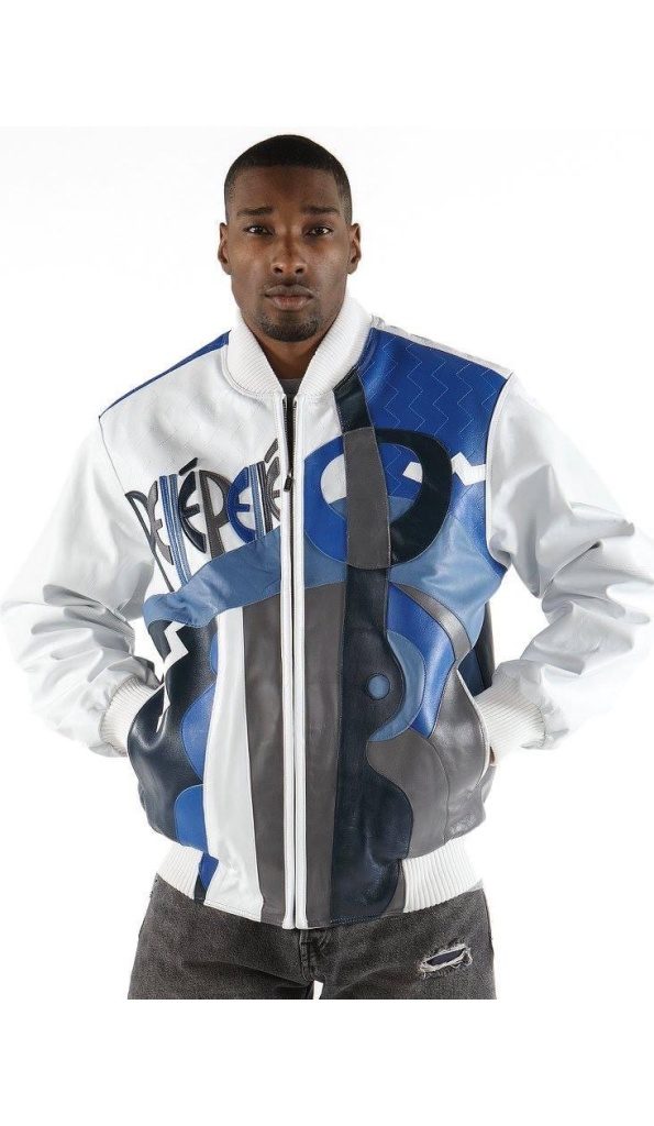 Pelle Pelle White Plush Picasso Jacket