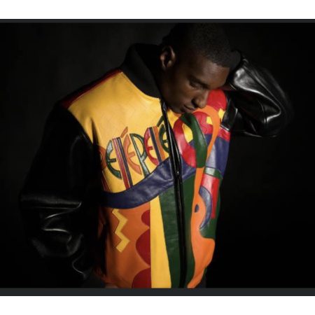 Pelle Pelle Picasso Plush Jacket | Yellow Black Orange view 2