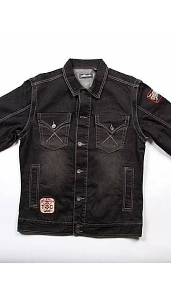 Pelle Pelle Jeans Jacket- Black | Denim Pelle Pelle Store