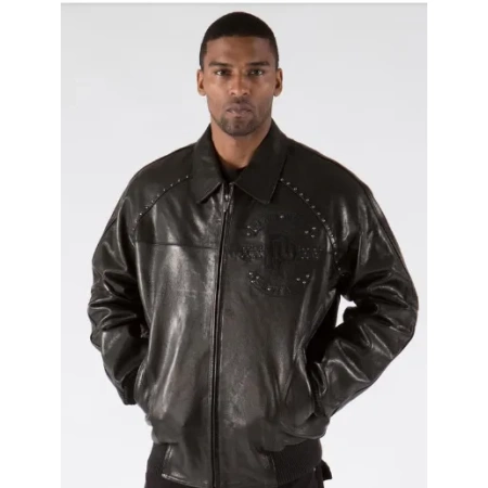 Pelle Pelle Supply Co. Black Leather Jacket view 2