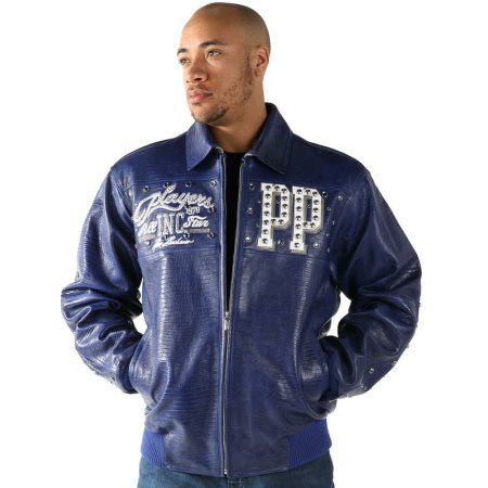 Pelle Pelle Players Blue Leather Jacket view 2