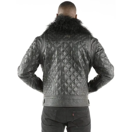 Pelle Pelle Quilted Black Biker Jacket view 2