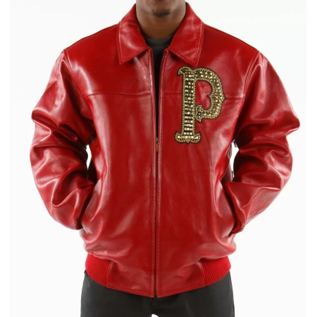 Pelle Pelle Red Immortal Leather Jacket view 2