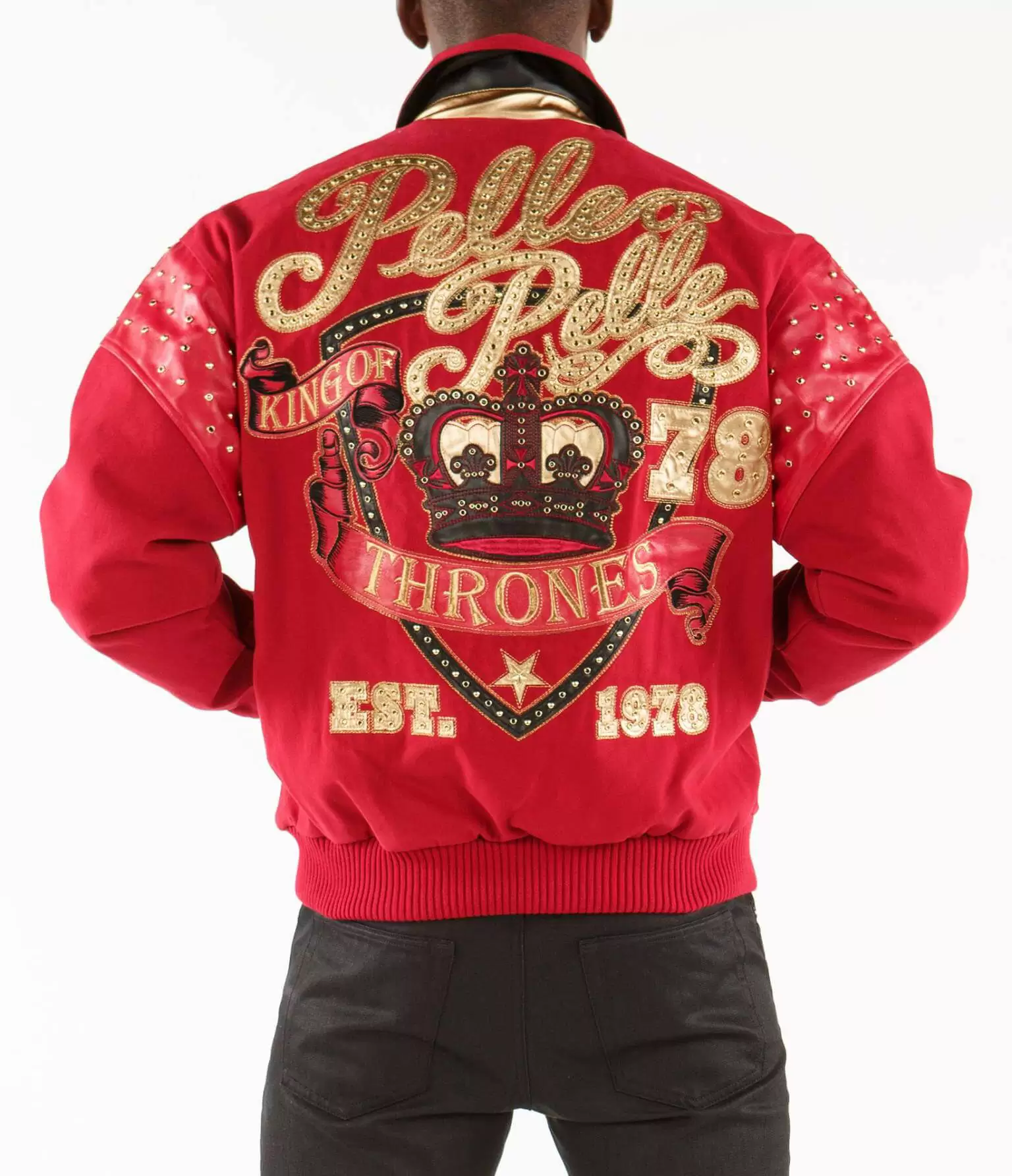 Pelle Pelle Red Thrones Wool Jacket
