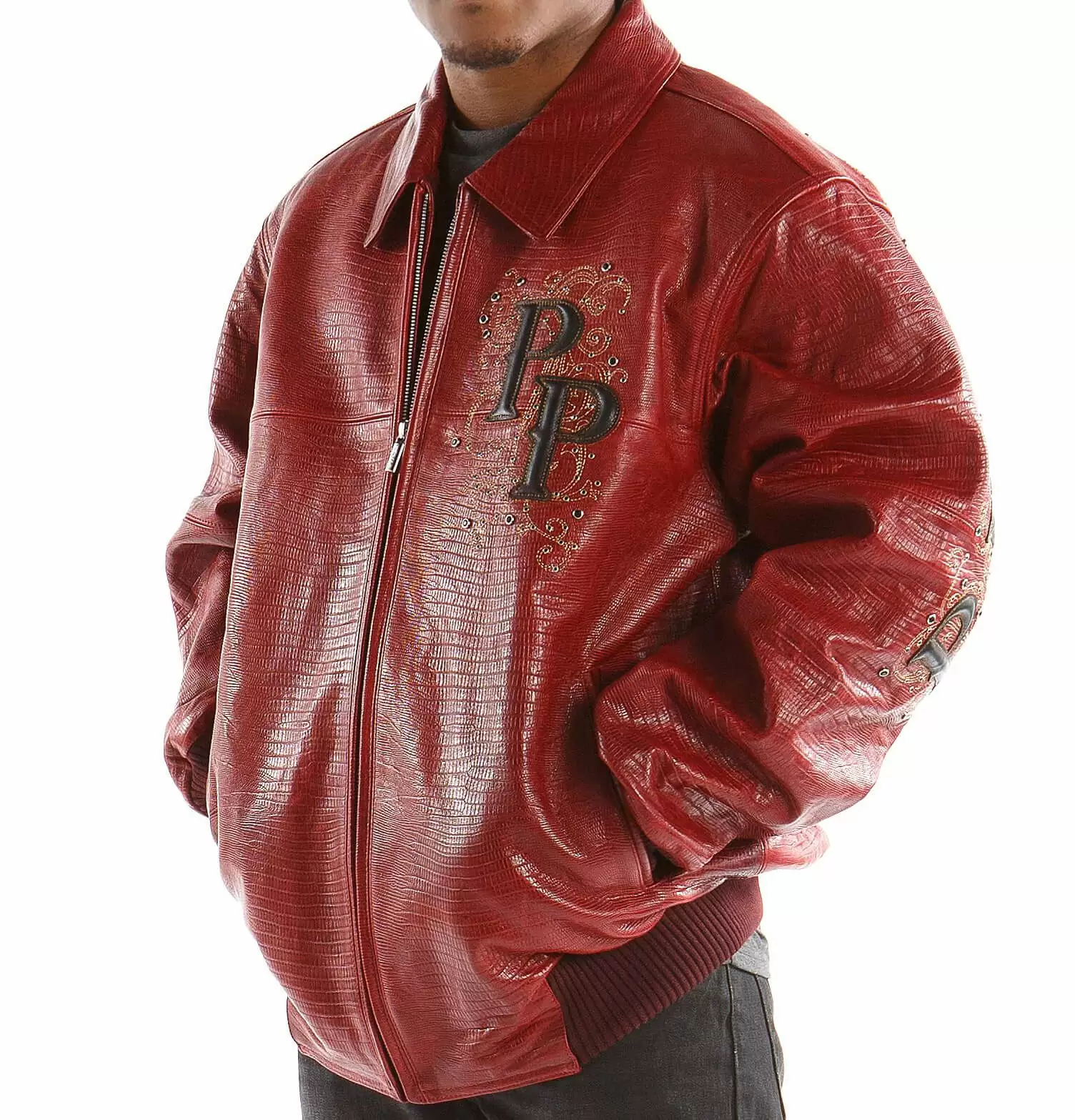 Pelle Pelle Red Shoulder Leather Jacket view 2
