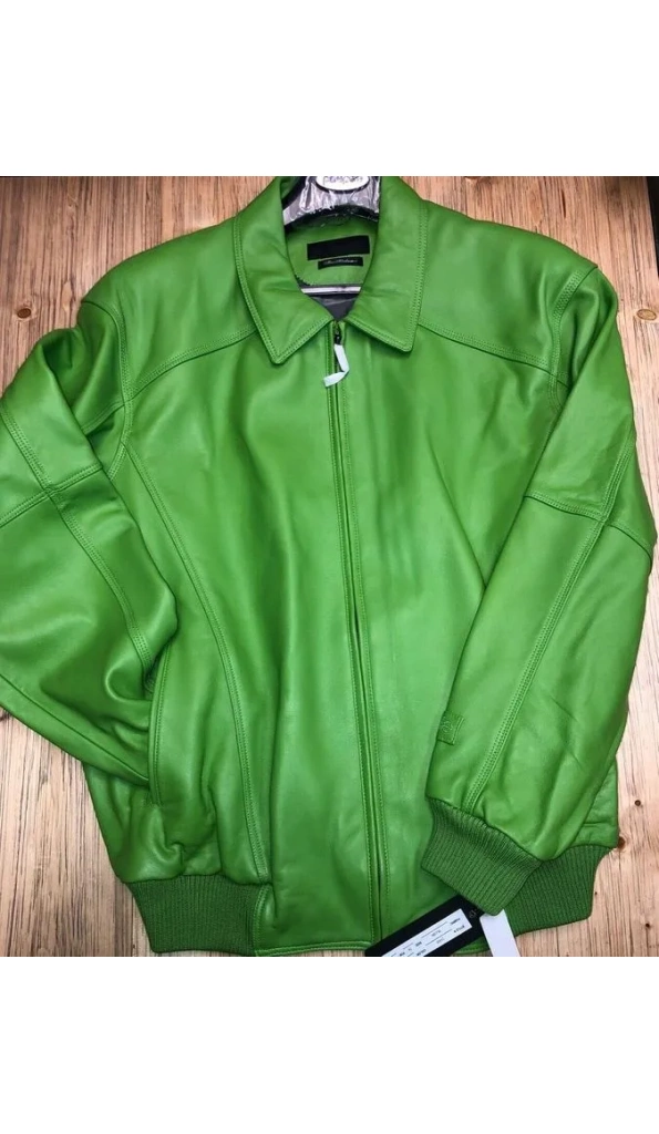 Pelle Pelle Rare Green Leather Jacket