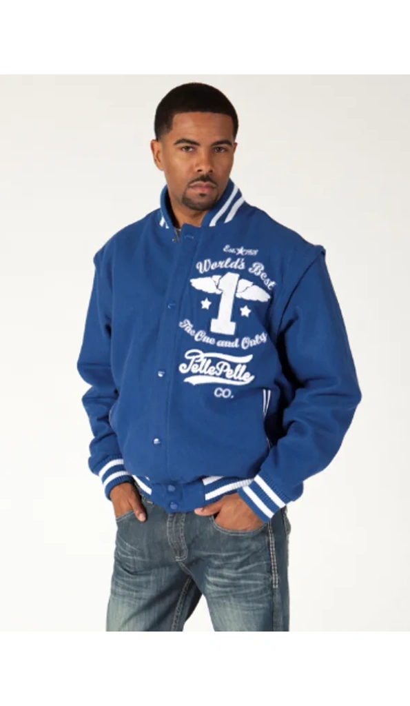 Pelle Pelle The Only Blue Varsity Jacket