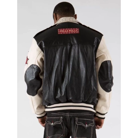 Pelle Pelle Varsity Biker Plush Jacket view 2