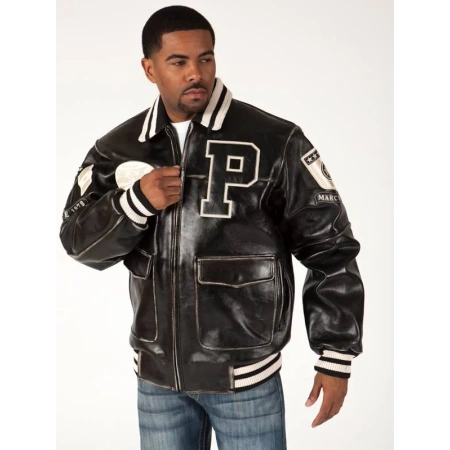 Pelle Pelle Varsity Bomber Jacket view 2
