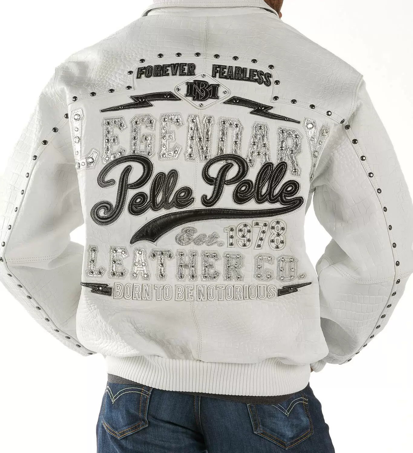 Pelle Pelle White Legendary Leather Jacket