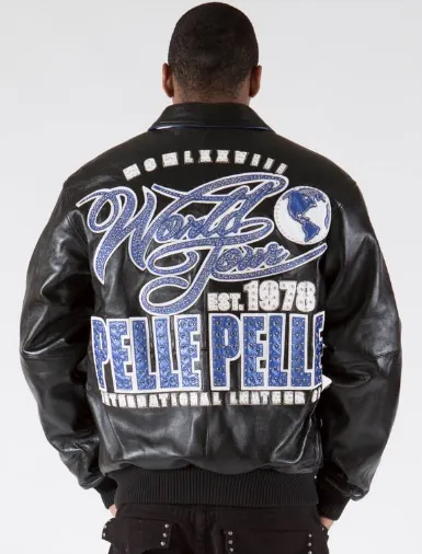 Pelle Pelle World Tour Black Mens Jacket